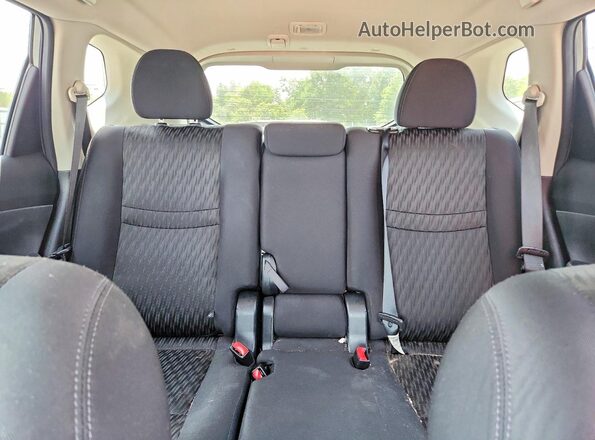 5N1AT2MV8JC789037 2018 NISSAN ROGUE Gray Հետևի նստատեղերի տեսք