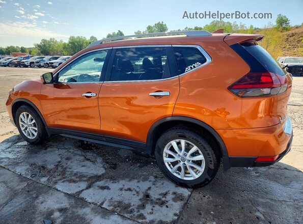 5N1AT2MV8JC794559 2018 NISSAN ROGUE Orange Trasero izquierdo