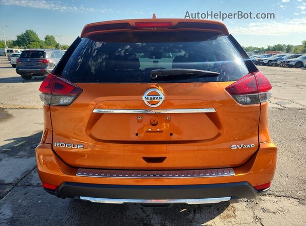 5N1AT2MV8JC794559 2018 NISSAN ROGUE Orange Vista trasera