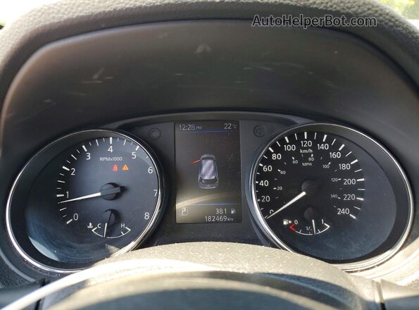 5N1AT2MV8JC804541 2018 NISSAN ROGUE Gray ხელსაწყოთა პანელის ხედი