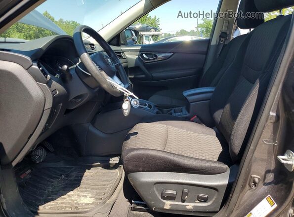 5N1AT2MV8JC804541 2018 NISSAN ROGUE Gray წინა სალონის ხედი