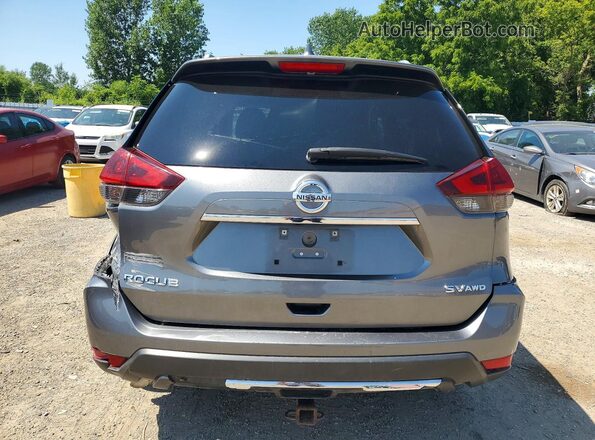 5N1AT2MV8JC804541 2018 NISSAN ROGUE Gray უკანა ხედი