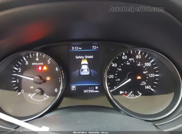 5N1AT2MV8JC821355 2018 NISSAN ROGUE Burgundy Vista de los asientos traseros