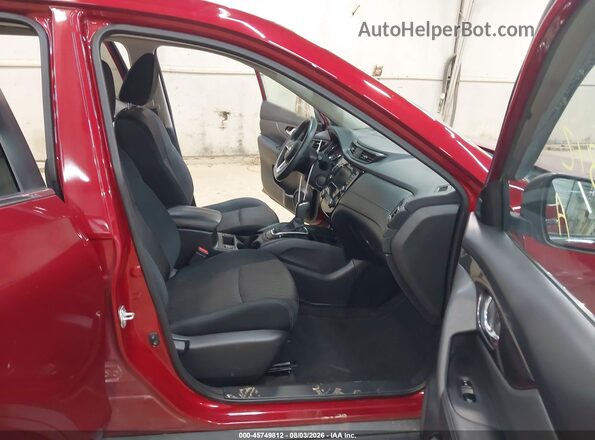5N1AT2MV8JC821355 2018 NISSAN ROGUE Burgundy Vista interior delantera