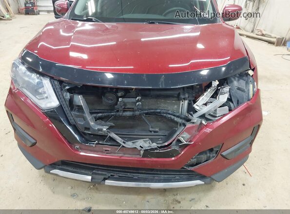 5N1AT2MV8JC821355 2018 NISSAN ROGUE Burgundy Vista frontal