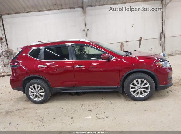 5N1AT2MV8JC821355 2018 NISSAN ROGUE Burgundy Vista interior trasera