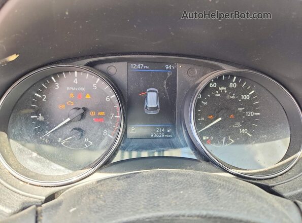 5N1AT2MV8KC730877 2019 NISSAN ROGUE Black Vista del cuadro de instrumentos