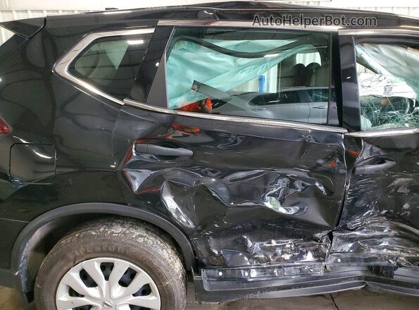 5N1AT2MV8KC736405 2019 NISSAN ROGUE Черный Вид задних сидений