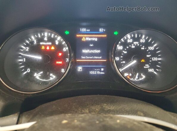 5N1AT2MV8KC736405 2019 NISSAN ROGUE Черный Вид щитка приборов