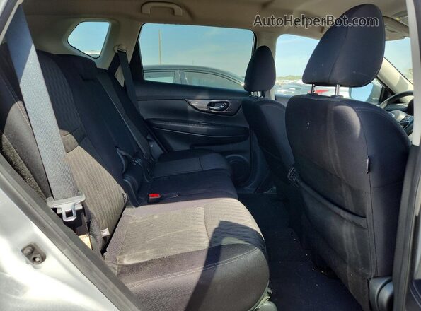 5N1AT2MV8KC784180 2019 NISSAN ROGUE Silver Вид задніх сидінь