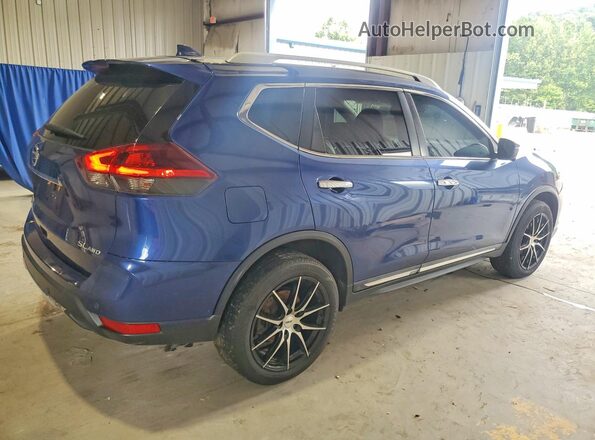 5N1AT2MV8KC791792 2019 NISSAN ROGUE Blue Задня права чверть
