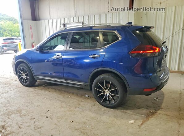 5N1AT2MV8KC791792 2019 NISSAN ROGUE Blue Задня ліва чверть