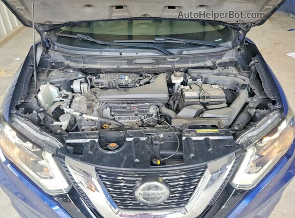 5N1AT2MV8KC791792 2019 NISSAN ROGUE Blue Вид підкапотного простору