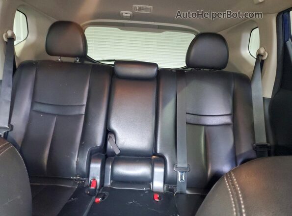 5N1AT2MV8KC791792 2019 NISSAN ROGUE Blue Вид задніх сидінь