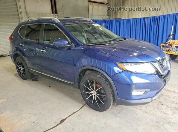 5N1AT2MV8KC791792 2019 NISSAN ROGUE Blue Передня права чверть