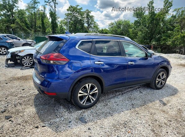 5N1AT2MV8KC823981 2019 NISSAN ROGUE Blue Tył prawy