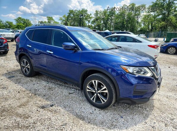 5N1AT2MV8KC823981 2019 NISSAN ROGUE Blue Przód prawy