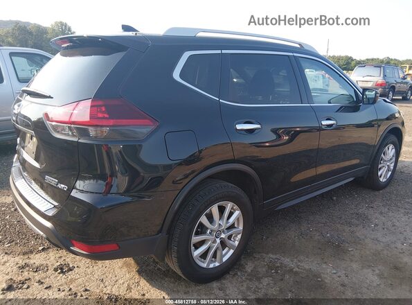 5N1AT2MV8KC831255 2019 NISSAN ROGUE Черный Задняя правая четверть