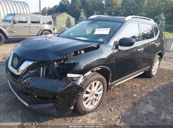 5N1AT2MV8KC831255 2019 NISSAN ROGUE Черный Передняя левая четверть