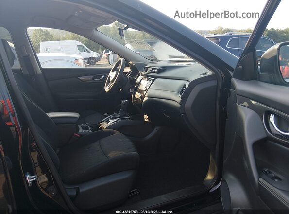5N1AT2MV8KC831255 2019 NISSAN ROGUE Черный Вид салона спереди