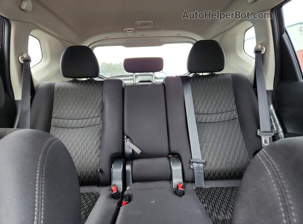 5N1AT2MV8KC836942 2019 NISSAN ROGUE Black უკანა სავარძლების ხედი