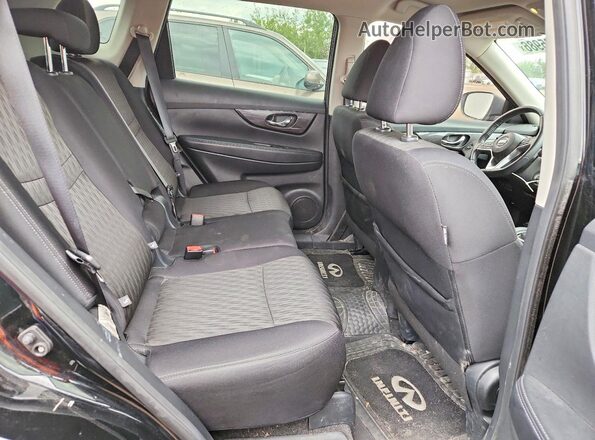 5N1AT2MV8KC836942 2019 NISSAN ROGUE Black უკანა სალონის ხედი