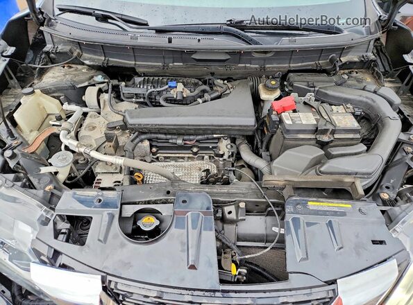 5N1AT2MV8KC836942 2019 NISSAN ROGUE Black ძრავის განყოფილების ხედი