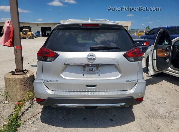 5N1AT2MV8LC772029 2020 NISSAN ROGUE Silver Widok z tyłu