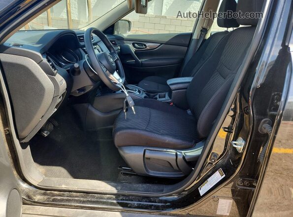 5N1AT2MV8LC782009 2020 NISSAN ROGUE Black Widok wnętrza z przodu
