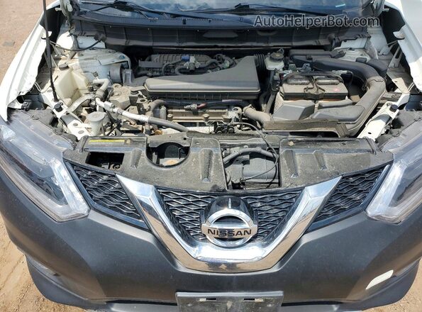 5N1AT2MV9GC768447 2016 NISSAN ROGUE White ძრავის განყოფილების ხედი