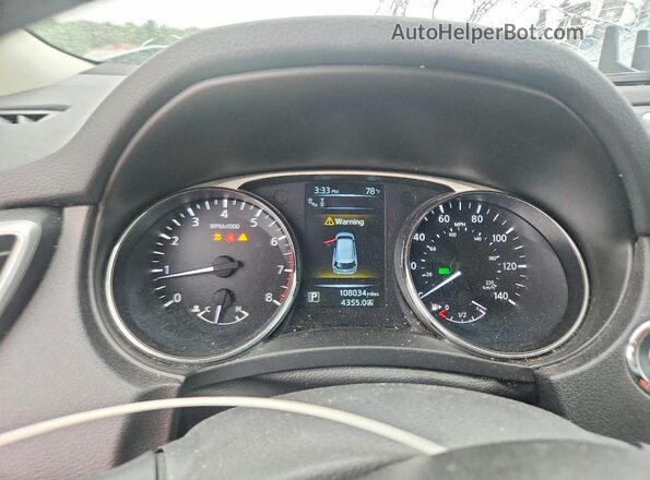 5N1AT2MV9GC773602 2016 NISSAN ROGUE Gray Вид щитка приладів