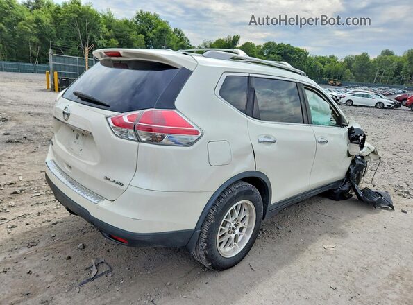 5N1AT2MV9GC784728 2016 NISSAN ROGUE Белый Задняя правая четверть
