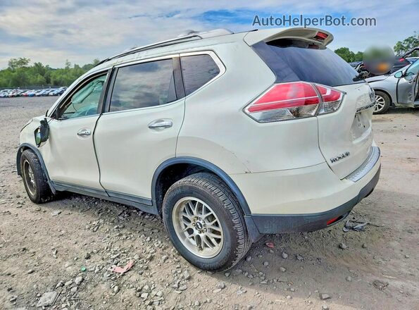 5N1AT2MV9GC784728 2016 NISSAN ROGUE Белый Задняя левая четверть