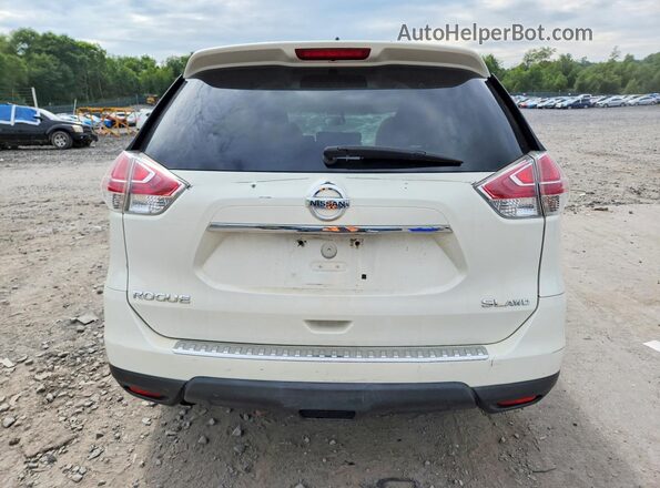 5N1AT2MV9GC784728 2016 NISSAN ROGUE Белый Вид сзади
