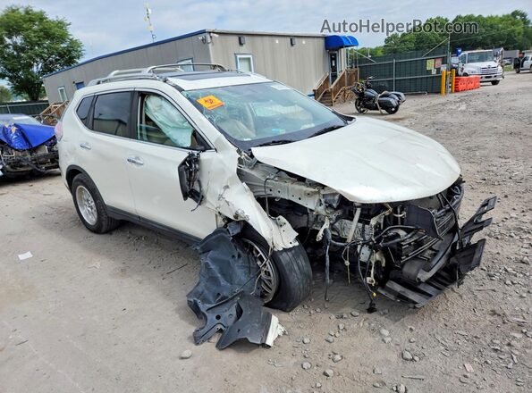 5N1AT2MV9GC784728 2016 NISSAN ROGUE Белый Передняя правая четверть