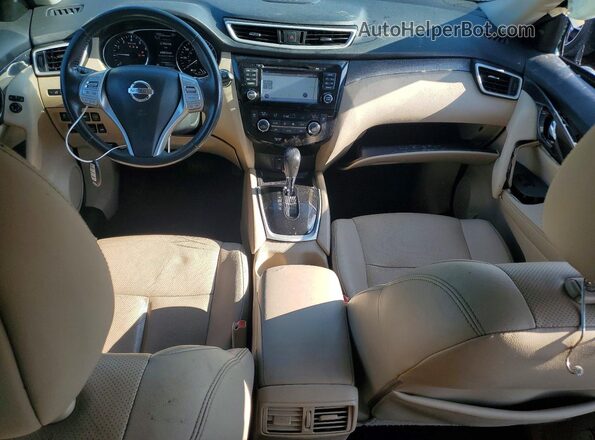 5N1AT2MV9GC787242 2016 NISSAN ROGUE Черный Вид панели приборов