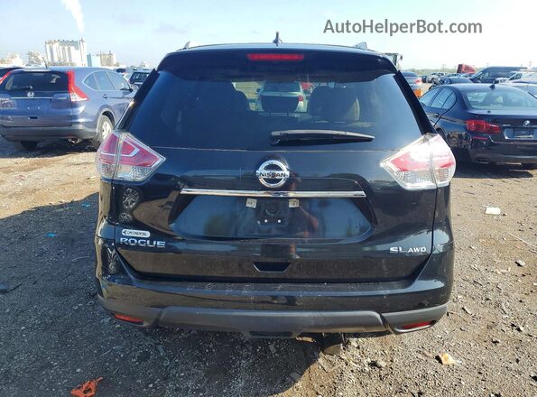 5N1AT2MV9GC787242 2016 NISSAN ROGUE Черный Вид сзади