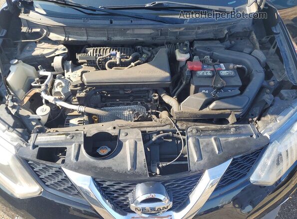 5N1AT2MV9GC787242 2016 NISSAN ROGUE Черный Вид подкапотного пространства