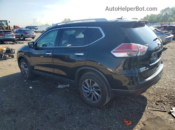 5N1AT2MV9GC787242 2016 NISSAN ROGUE Черный Задняя левая четверть