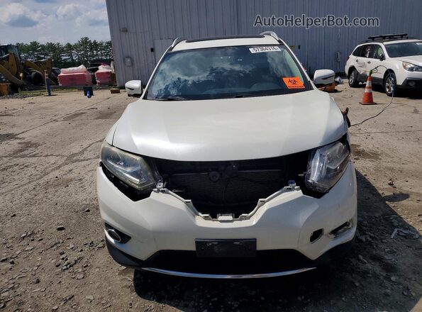5N1AT2MV9GC813001 2016 NISSAN ROGUE White Widok z przodu