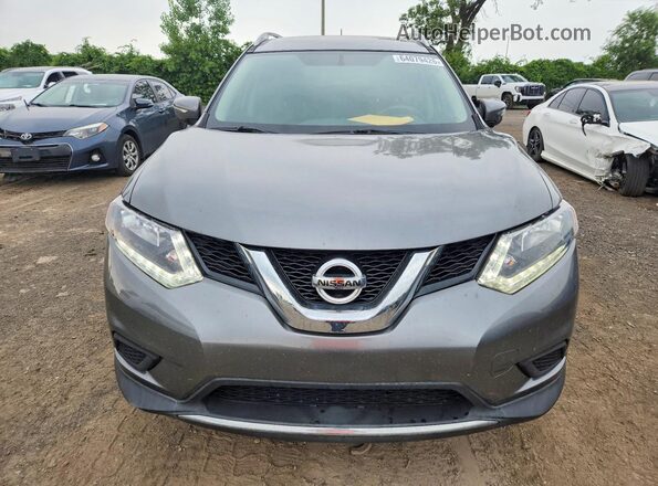 5N1AT2MV9GC835113 2016 NISSAN ROGUE Charcoal Front view