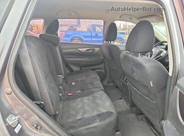 5N1AT2MV9GC835113 2016 NISSAN ROGUE Charcoal Rear seats view