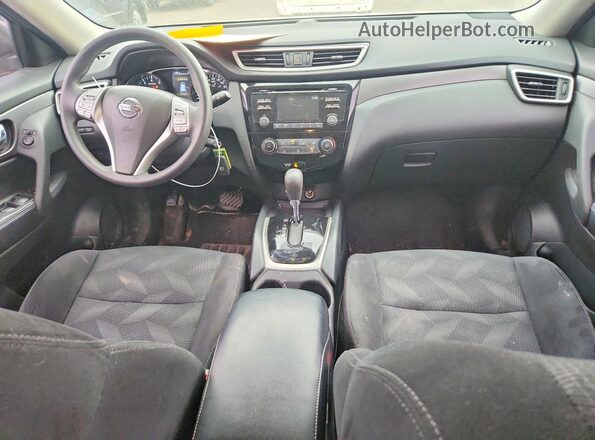 5N1AT2MV9GC835113 2016 NISSAN ROGUE Charcoal Dashboard view