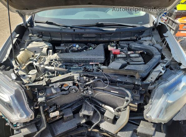 5N1AT2MV9GC879676 2016 NISSAN ROGUE Silver Vista del compartimento del motor