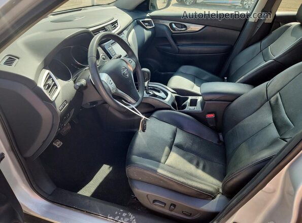 5N1AT2MV9GC879676 2016 NISSAN ROGUE Silver Vista interior delantera