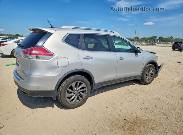 5N1AT2MV9GC879676 2016 NISSAN ROGUE Silver Trasero derecho