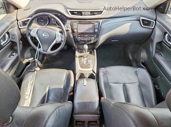 5N1AT2MV9GC925474 2016 NISSAN ROGUE White Առջևի վահանակի տեսք