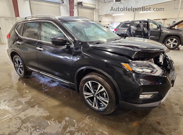 5N1AT2MV9HC741234 2017 NISSAN ROGUE Черный Передняя правая четверть