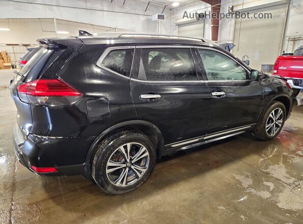 5N1AT2MV9HC741234 2017 NISSAN ROGUE Черный Задняя правая четверть