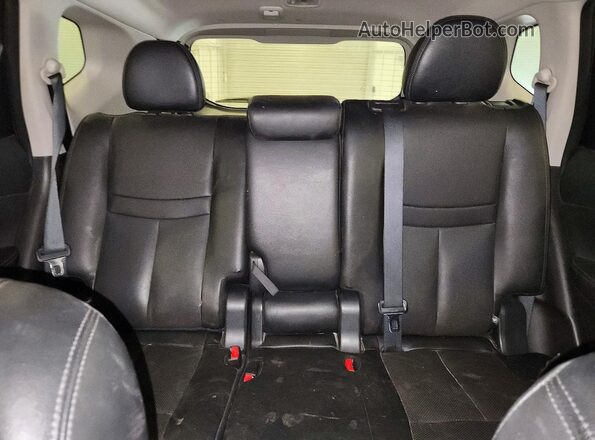 5N1AT2MV9HC741234 2017 NISSAN ROGUE Черный Вид задних сидений